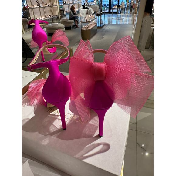 Jimmy choo hot pink bow heel - Picture 2 of 6